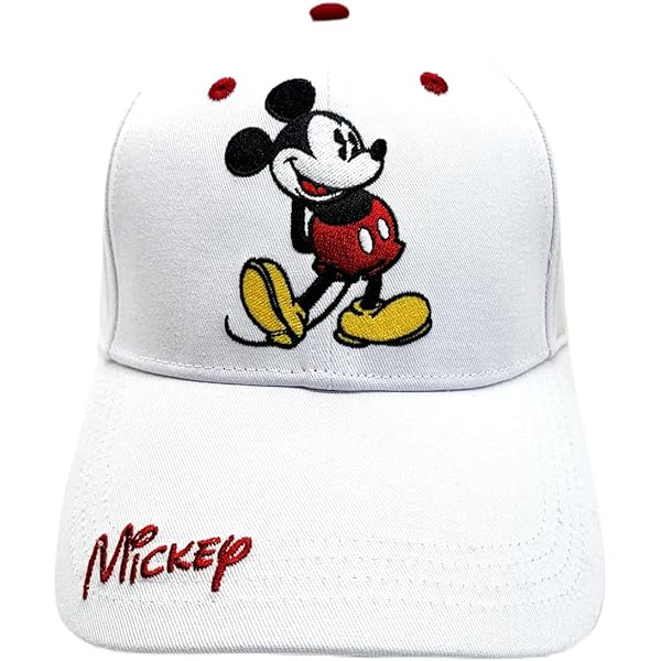 USA製 disney ミッキー ピンストライプ ベースボールキャップ 帽子 USA